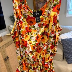 Hi low Floral dress